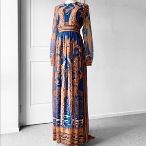 FLORYDAY Giraffe Print Maxi Dress